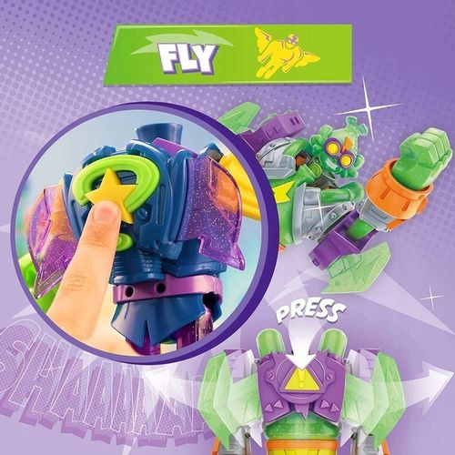 SUPER ZINGS THINGS 10 SERIA SUPERBOT MEGA-K ZESTAW na Arena.pl