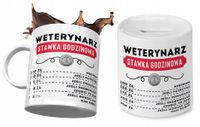 Dla Weterynarza Zestaw Kubek + Skarbonka Prezent Z Nadrukiem Ze Zdjęciem