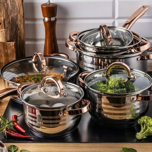 zestaw garnków 12 elementów klausberg kb-7700 na Arena.pl