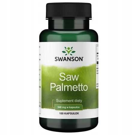 Swanson PALMA SABAŁOWA Saw Palmetto 540 mg 100 kaps PROSTATA Układ moczowy na Arena.pl