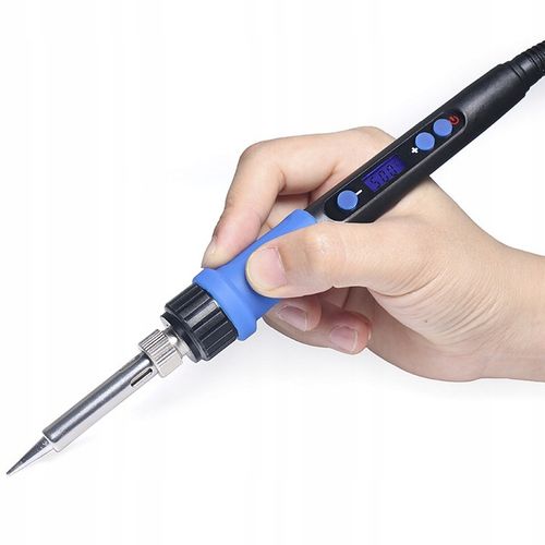 Lutownica Precyzyjna 100W Zestaw Lutowniczy LCD Odsysacz do Cyny 13 na Arena.pl