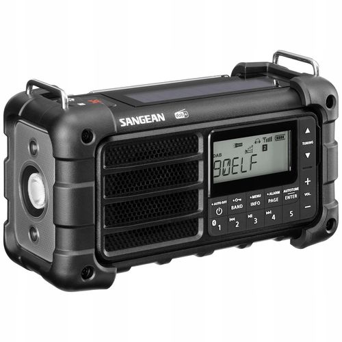 Radio FM outdoorowe DAB + SOLARNE survivalowe Bluetooth DYNAMO latarka IP55 na Arena.pl
