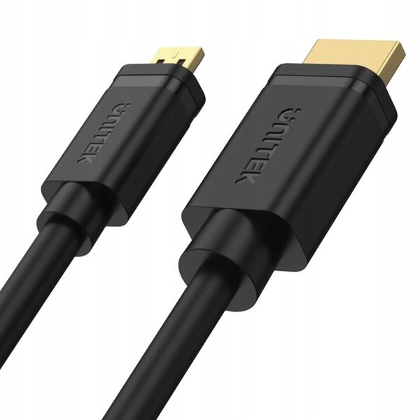 Unitek Kabel micro HDMI - HDMI 2.0 4K 60Hz 2 m zdjęcie 2