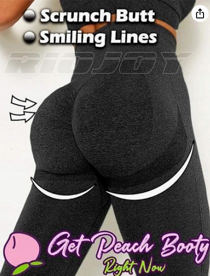 RIOJOY LEGGINSY DAMSKIE SPORTOWE PUSH UP WYSOKI STAN GRADIENT ROZMIAR M zdjęcie 2