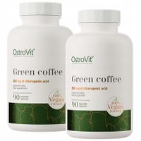 OstroVit Green Coffee Vege 90 kap Zielona Kawa Ekstrakt 600 mg Kofeina