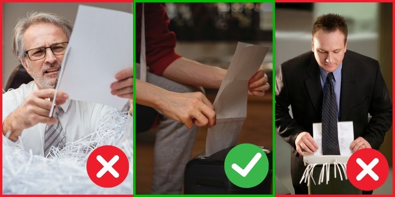 Automatyczna niszczarka biurowa ścinki zdjęcie 11