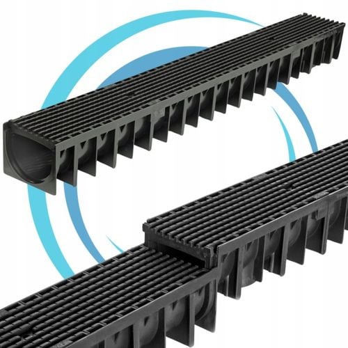 Odwodnienie liniowe korytko A15 100 cm ForU70 odpływ tworzywo AXHELL na Arena.pl