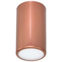 Plafon LAMPA sufitowa Cleo 137623691781 TEAM metalowa OPRAWA okrągła natynkowa różowe złoto biała