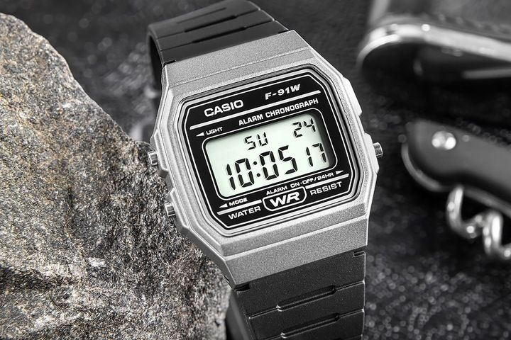 Zegarek Męski CASIO F-91WM-1BDF zdjęcie 5