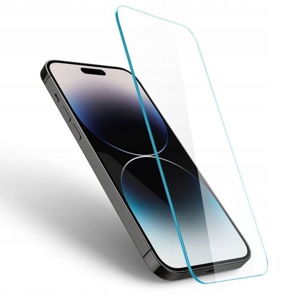 SZKŁO HARTOWANE OCHRONNE SPIGEN NA EKRAN do APPLE iPhone 14 PRO MAX zdjęcie 9