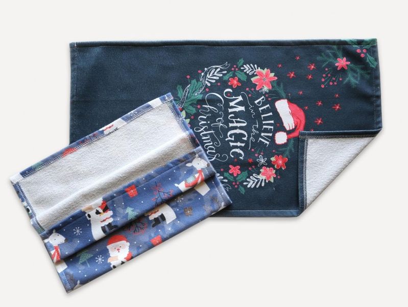Komplet ścierek kuchennych MS HOME/2x38x60/CHRISTMAS/1 zdjęcie 3