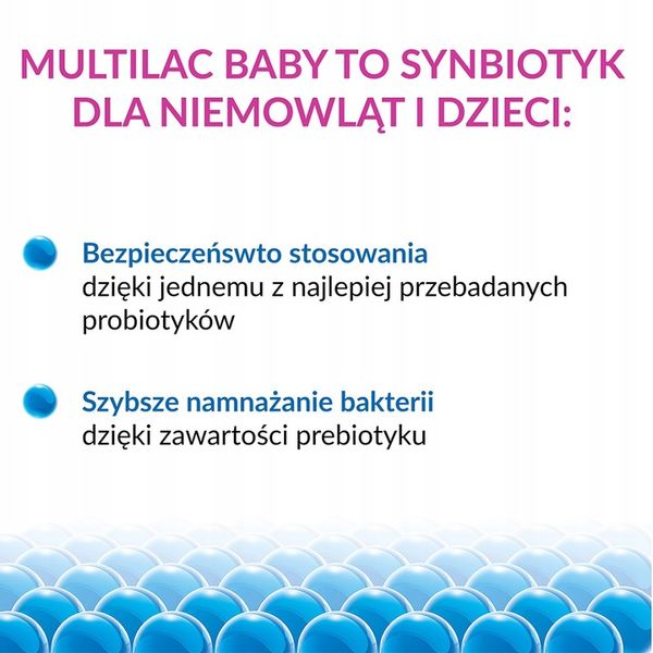 MULTILAC BABY synbiotyk dla dzieci krople 2x5ml zdjęcie 2