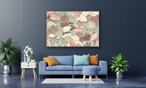 OBRAZ NA PŁÓTNIE 040 Kaktusy 40x30cm na Arena.pl