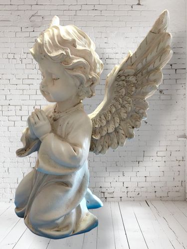 Anioł 27 Cm Figura Dekoracyjna Biały na Arena.pl