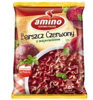 Zupa błyskawiczna barszcz czerwony z majerankiem Amino 66g