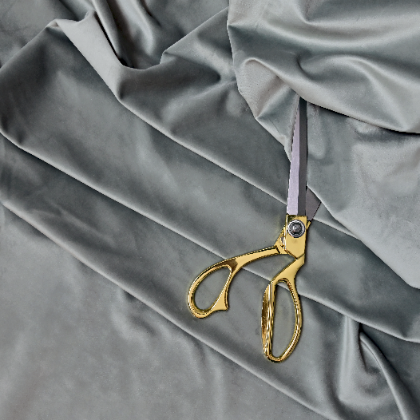 Poszewka dekoracyjna Werona szary welur na Arena.pl