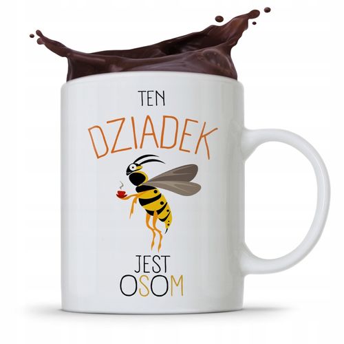Kubek Prezent Dzień Dziadka Ten Dziadek Jest Osom Z Nadrukiem Ze Zdjęciem na Arena.pl