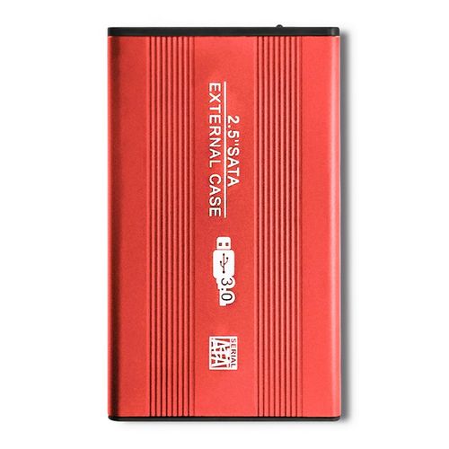 Qoltec Obudowa/kieszeń do dysków HDD/SSD 2.5" SATA3 | USB 3.0 | Czerwony na Arena.pl
