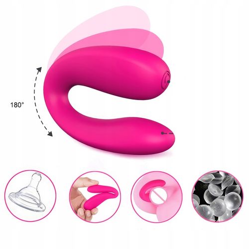 WIBARTOR MASAŻER DLA DWOJGA - UŻYWAĆ PODCZAS SEKSU PODWÓJNA ROZKOSZ EKSTAZA na Arena.pl