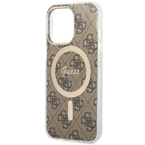 Etui Guess do iPhone 13, iPhone 13 Pro, Brązowy, MagSafe na Arena.pl