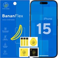 Szkło hybrydowe 7H BananFlex ochronne do Apple iPhone 15