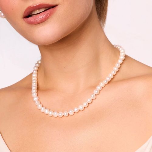 perły naturalne 8-9mm ze srebrem na Arena.pl