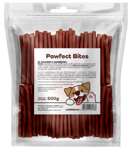 Smaczki przysmaki dla psa paluszki z jagnięciny 500g PAWFECT BITES na Arena.pl