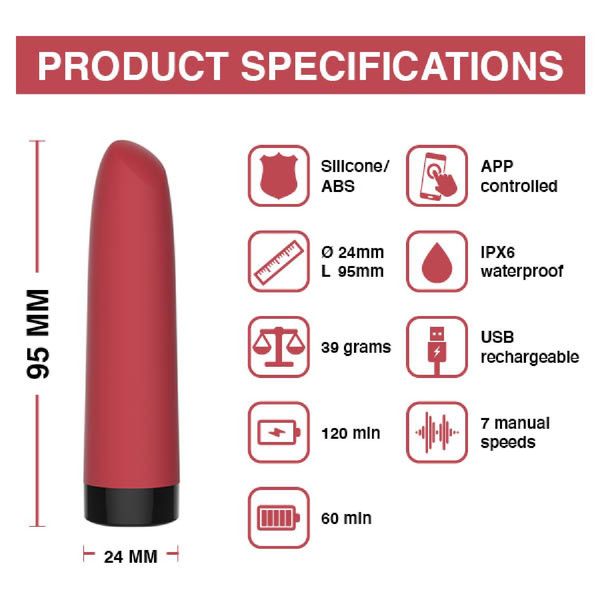 magic motion   awaken app controlled mini vibrator zdjęcie 6