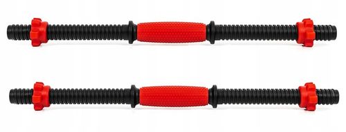 ZESTAW 2w1 dwa GRYFY do hantli 51cm z ŁĄCZNIKIEM sztanga GRYF PROSTY zacisk na Arena.pl