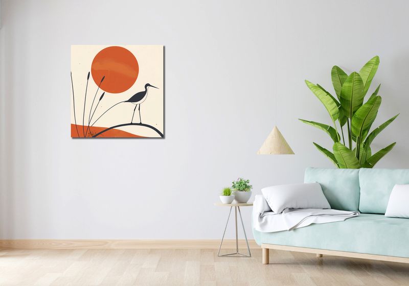 Obraz 70x70cm Ciepło Zachodów zdjęcie 2