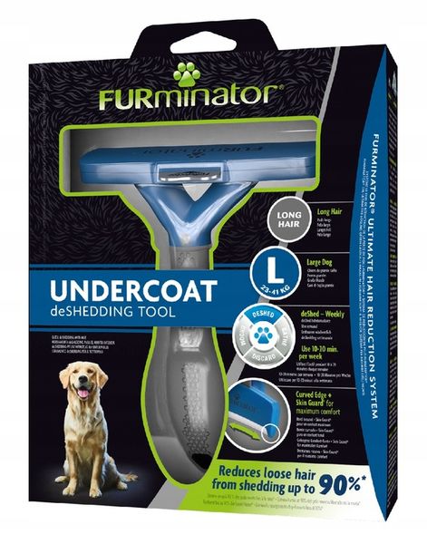 FURMINATOR dla psów długowłosych ras dużych Large zdjęcie 1