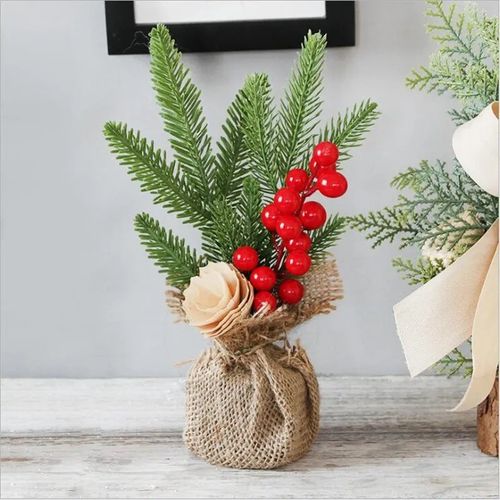 Mała Choinka W Doniczce Ostrokrzew Boże Narodzenie Ksn88 na Arena.pl