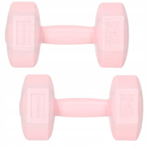 HANTLE 2x2kg ZESTAW CIĘŻARKI HANTELKI DO ĆWICZEŃ W DOMU HEKSAGONALNE na Arena.pl