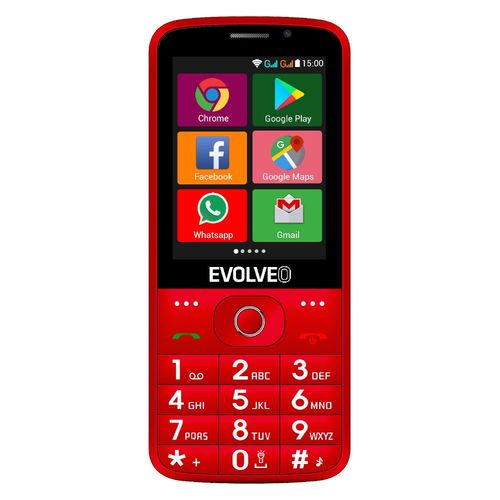 EVOLVEO EASYPHONE AD EP-900 RED - Czerwony na Arena.pl