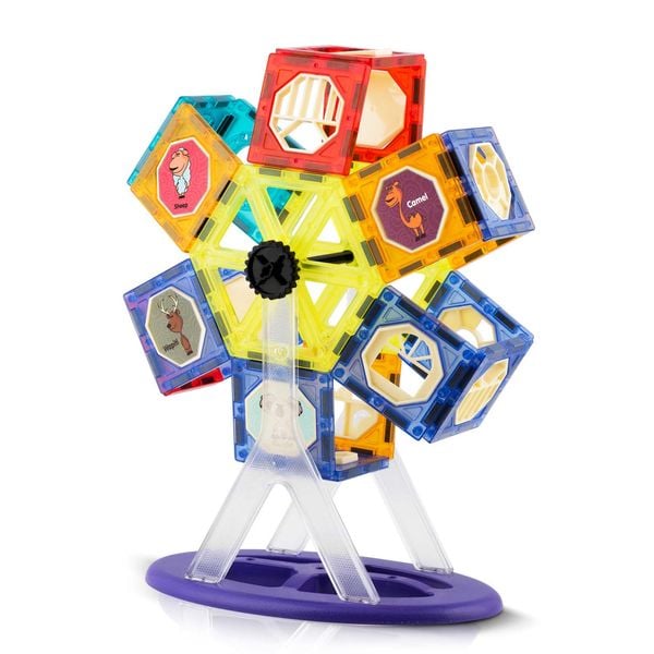 Klocki magnetyczne z karuzela RK-769 Ricokids zdjęcie 4