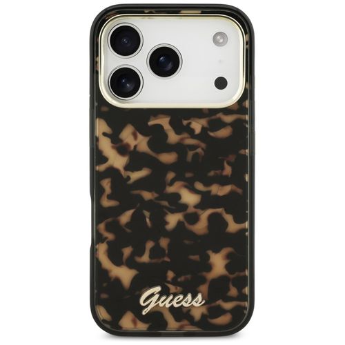 etui guess iml script metal magsafe do   iphone 17 pro max tortoise na Arena.pl