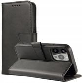etui z klapką i portfelem magnet case do infinix hot 30 - czarne