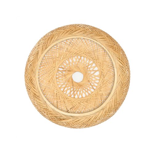 Lampa sufitowa BULI S Plafon Bambusowa pleciona E27 40cm Okrągła 3xE27 na Arena.pl