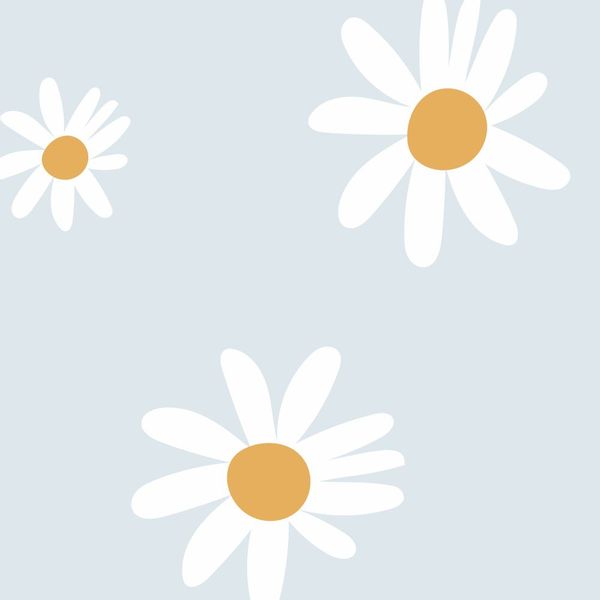 Tapeta Stokrotki W84 250 cm płótno zdjęcie 1