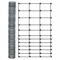 SIATKA LEŚNA 150/12/30 L - rolka 50m OCYNKOWANA do pola sady lasy