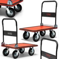 WÓZEK MAGAZYNOWY TRANSPORTOWY UDŹWIG DO 350 kg POMPOWANE DUŻE KOŁA MOCNY