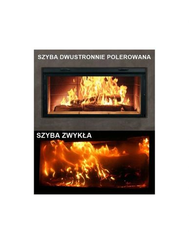 Szyba do kominka, pieca żaroodporna na wymiar na Arena.pl