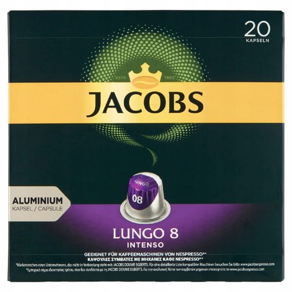 Kapsułki do Nespresso Jacobs Lungo Intenso 20 szt. zdjęcie 1