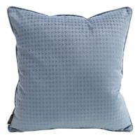 Poszewka welwetowa AMELIA 40x40 niebieska