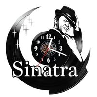 Zegar ścienny z płyty winylowej Frank Sinatra 450.14