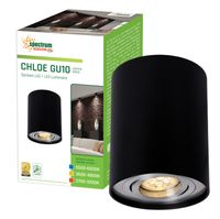 Lampa plafon sufitowy oprawa natynkowa CHLOE czarna GU10 SLIP004003