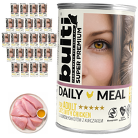 BULTI Daily Meal Adult mokra karma dla kota dorosłego Kurczak 24x400g