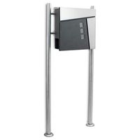 18441 Skrzynka pocztowa stojąca grafitowa na stojaku