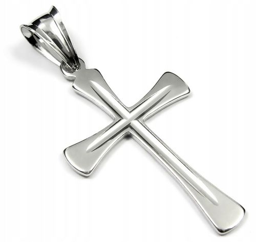 ŁAŃCUSZEK SREBRNY MĘSKI Z KRZYŻYKIEM SREBRO PRÓBY 925 K1/55cm na Arena.pl