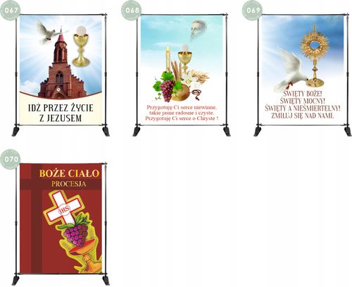 BANER NA BOŻE CIAŁO dekoracja OŁTARZA 200x150cm na Arena.pl